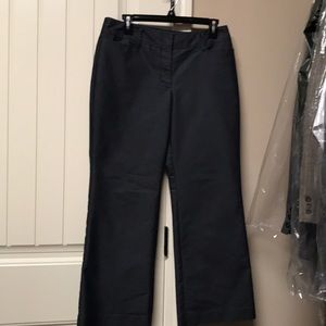 Loft dark denim dress pants